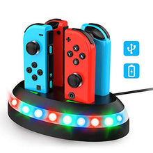 Carica l'immagine nel visualizzatore di Gallery, Thiroom Stazionamento di Ricarica per Nintendo Switch Joy-Con,Dock di...
