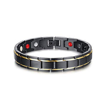 Carica l'immagine nel visualizzatore di Gallery, Bracciale magnetico da uomo, CNNIK in titanio per terapia... - Ilgrandebazar