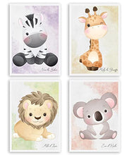 Carica l'immagine nel visualizzatore di Gallery, Stampe per Cameretta Bambini 4 Poster di Simpatici Cuccioli