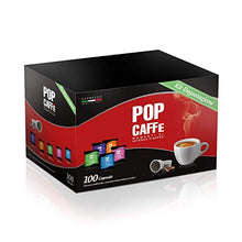 Carica l'immagine nel visualizzatore di Gallery, 100 CAPSULE POP CAFFE' MIX COMPATIBILI LAVAZZA ESPRESSO POINT DECISO INTENSO...