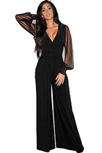 Carica l'immagine nel visualizzatore di Gallery, emmarcon Tuta Elegante Pantaloni Lungo Jumpsuit Vestito Abito S, Nero - Ilgrandebazar