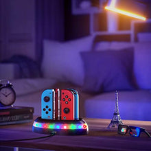 Carica l'immagine nel visualizzatore di Gallery, Thiroom Stazionamento di Ricarica per Nintendo Switch Joy-Con,Dock di...