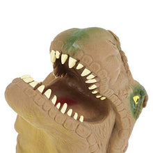 Carica l'immagine nel visualizzatore di Gallery, Dinosauro Mano Puppet Gloves, 6 Pollici Tyrannosaurus Rex Gioco di Marrone - Ilgrandebazar