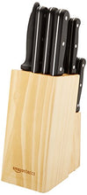 Carica l'immagine nel visualizzatore di Gallery, AmazonBasics - Set di 14 coltelli con ceppo - Ilgrandebazar