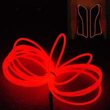 Carica l'immagine nel visualizzatore di Gallery, EL Wire Set, 4 pezzi 5M Flessibile Neon LED Blu Verde Rosso Giallo - Ilgrandebazar