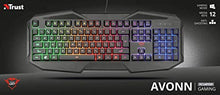 Carica l'immagine nel visualizzatore di Gallery, Trust Gaming GXT 830-RW Avonn Tastiera da Gioco Illuminata, Nero [Layout
