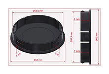 Carica l'immagine nel visualizzatore di Gallery, Complect di 4 tappi per ruote x 60mm Coprimozzi Tappi Cherchioni - Ilgrandebazar