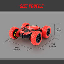 Carica l'immagine nel visualizzatore di Gallery, Macchina Telecomandata, 4WD RC Auto Telecomando 360° Rotazione Rosso