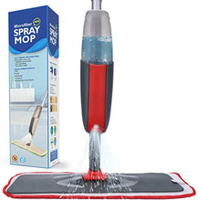 Carica l'immagine nel visualizzatore di Gallery, Fixget Spray Mop Mocio, Microfibra con Spruzzatore d'Acqua, Red