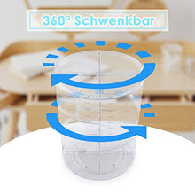 Carica l'immagine nel visualizzatore di Gallery, Auxmir Porta Trucchi Rotante a 360°, Organizer Trasparente