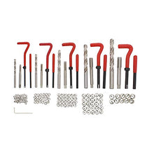 Carica l'immagine nel visualizzatore di Gallery, KKmoon - Kit di riparazione filettature 131 pezzi M5 M6 M8 M10 M12 rosso