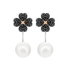 Carica l'immagine nel visualizzatore di Gallery, Swarovski Orecchini Jacket Latisha, Cristallo Nero, da Donna, Mix Di... - Ilgrandebazar