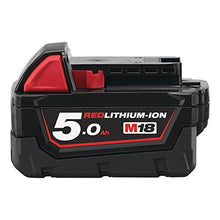 Carica l'immagine nel visualizzatore di Gallery, Batteria Milwaukee M18B5 5.0Ah Rossa Ioni Di Litio Black - Ilgrandebazar