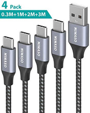 Carica l'immagine nel visualizzatore di Gallery, Nimaso Cavo USB C [4 Pezzi: 0.3M+1M+2M+3M], Type C Ricarica Rapida... - Ilgrandebazar