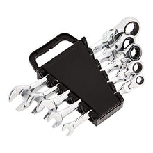 Carica l'immagine nel visualizzatore di Gallery, AmazonBasics, set di chiavi e cricchetto, flessibile, metrico, 5 pezzi - Ilgrandebazar
