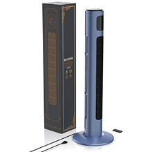 Carica l'immagine nel visualizzatore di Gallery, Brandson - Ventilatore a Torre Silenzioso con Telecomando - 45 W Blu Grafite