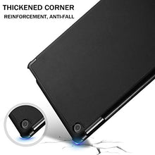 Carica l'immagine nel visualizzatore di Gallery, IVSO Custodia Cover per Huawei Mediapad M5 Lite 10, Slim Smart Nero