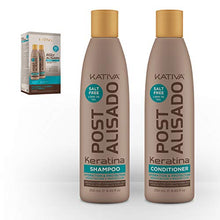 Carica l'immagine nel visualizzatore di Gallery, Kativa - Kit Mantenimento Stiratura Brasiliana con Shampoo e Balsamo -...
