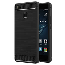 Carica l'immagine nel visualizzatore di Gallery, AICEK Cover Huawei P9 Lite, Nero Custodia Lite Silicone Molle Black - Ilgrandebazar