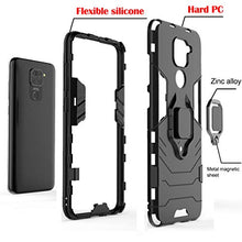 Carica l'immagine nel visualizzatore di Gallery, AILRINNI Cover per Xiaomi Redmi Note 9 - Pellicola Protettiva in Vetro Nero