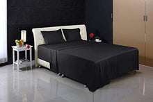 Carica l'immagine nel visualizzatore di Gallery, Utopia Bedding - Set Lenzuola Letto - Spazzolata Una Piazza e Mezza, Nero