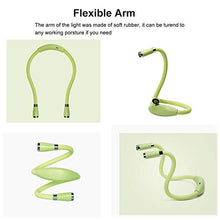 Carica l'immagine nel visualizzatore di Gallery, Lampada da lettura a LED a libro con luce USB ricaricabile, vivavoce, 4 Verde - Ilgrandebazar