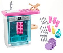 Carica l'immagine nel visualizzatore di Gallery, Barbie Set di Arredamenti da Interno, con Lavastoviglie, Sportello... - Ilgrandebazar