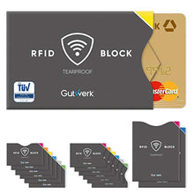 Carica l'immagine nel visualizzatore di Gallery, Blocco RFID | Custodia Protettiva NFC Antistrappo [12+2 pezzi] | Carte di...