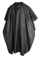 Carica l'immagine nel visualizzatore di Gallery, TRIXES Mantellina Parrucchiere Nera a Tutta Lunghezza Unisex barbieri Nero
