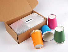 Carica l'immagine nel visualizzatore di Gallery, Bicchieri di carta usa e getta per feste, 255 ml, multicolore,...