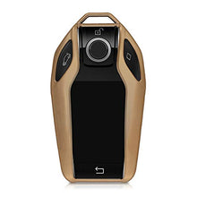 Carica l'immagine nel visualizzatore di Gallery, kwmobile Custodia Copri-Chiave Compatibile con BMW Display Oro Brillante