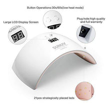 Carica l'immagine nel visualizzatore di Gallery, SUNUV Lampada Unghie UV LED da 36W per Manicure/Pedicure con Automatico... - Ilgrandebazar