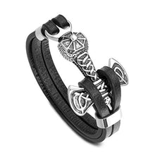 Carica l'immagine nel visualizzatore di Gallery, PiercingJak Mjölnir Thors Hammer - Bracciale da uomo in vera Martello #02. - Ilgrandebazar