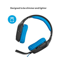 Carica l'immagine nel visualizzatore di Gallery, Logitech G430 Cuffie da Gioco con 7.1 Dolby Surround Sound, Nero/Blu