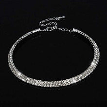 Carica l'immagine nel visualizzatore di Gallery, EVRYLON Collana Donna Punti Luce Girocollo Strass Rigida Collier Modello... - Ilgrandebazar
