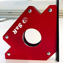 Carica l'immagine nel visualizzatore di Gallery, S&amp;R Supporto Angolare Magnetico I Magnete per saldatura a squadra 45 100 mm