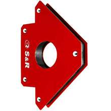 Carica l'immagine nel visualizzatore di Gallery, S&amp;R Supporto Angolare Magnetico I Magnete per saldatura a squadra 45 100 mm