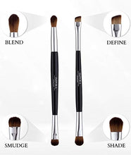 Carica l'immagine nel visualizzatore di Gallery, Set di pennelli a doppia punta dello Impora London/Double Ended Eye Brush