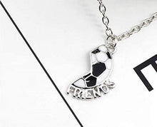 Carica l'immagine nel visualizzatore di Gallery, Due collane Best friends - x 2 - Per 2 - Bambini - pallone da calcio diviso... - Ilgrandebazar