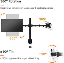 Carica l'immagine nel visualizzatore di Gallery, BONTEC Supporto Doppio Monitor per Schermo LED LCD da 13 a 27 Pollici,...
