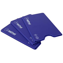 Carica l'immagine nel visualizzatore di Gallery, WallTrust RFID Cover protettiva per carte di credito, plastica, Set Di 3 Blu
