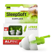 Carica l'immagine nel visualizzatore di Gallery, Alpine SleepSoft Tappi orecchie per dormire – Anti-russamento e...