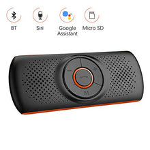 Carica l'immagine nel visualizzatore di Gallery, Aigoss Vivavoce Bluetooth 4.2 per Auto con Siri e Google Assistant, Kit per...