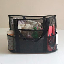 Carica l'immagine nel visualizzatore di Gallery, EXTSUD Borsa da Spiaggia con Chiusura a Zip Multitasche Grande a Rete...