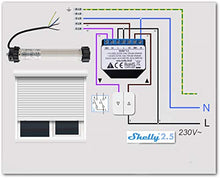 Carica l'immagine nel visualizzatore di Gallery, KIt Shelly 2.5 Wireless Dual relè Interruttore Intelligente domotica, Amazon...