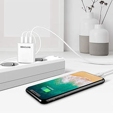 Carica l'immagine nel visualizzatore di Gallery, RAVPOWER Caricatore USB da Muro a 3 Porte (30W, 5V/6A), con Output Bianco