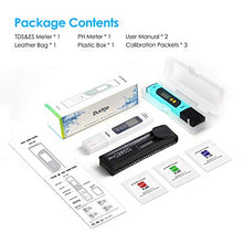 Carica l'immagine nel visualizzatore di Gallery, Dustgo Tester PH/TDS&amp;EC 4 in 1 Set Misuratore digitale della qualità...