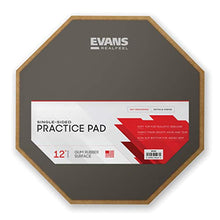 Carica l'immagine nel visualizzatore di Gallery, Evans RF12G Pad Allenatore RealFeel, 12" 30.5cm un lato - Ilgrandebazar