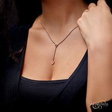 Carica l'immagine nel visualizzatore di Gallery, Principio® - Collana Donna Cuore Pendente Argento 925 - Made In Oro Rosa - Ilgrandebazar