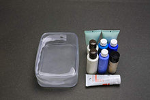 Carica l'immagine nel visualizzatore di Gallery, Pochette Trasparente,Borse da Toilette Trasparente 5 pezzi PVC Bianca